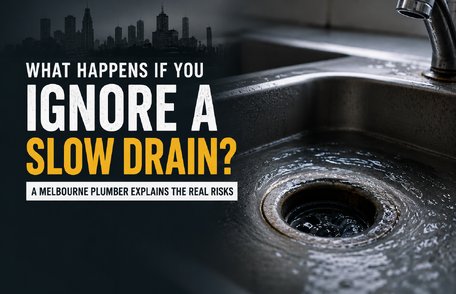 Ignore Slow Drain? Melbourne Plumber Explains Real Risks
